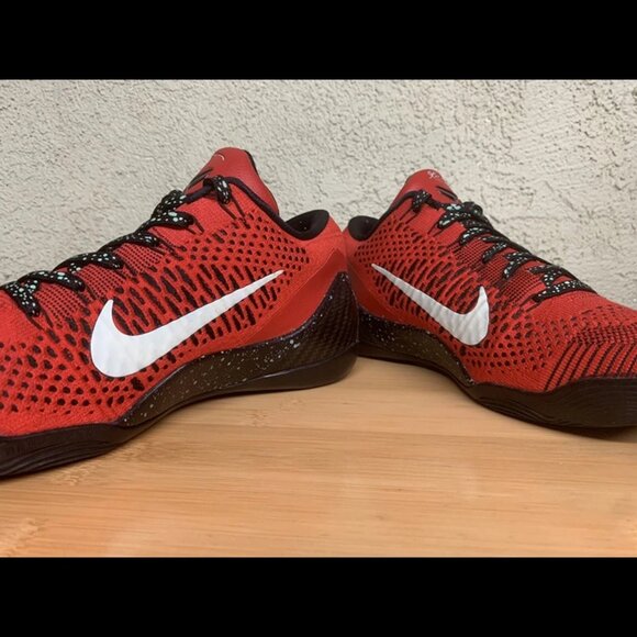 Size 9 - Nike Kobe 9 Elite Low University Red 2014 - Picture 3 of 11